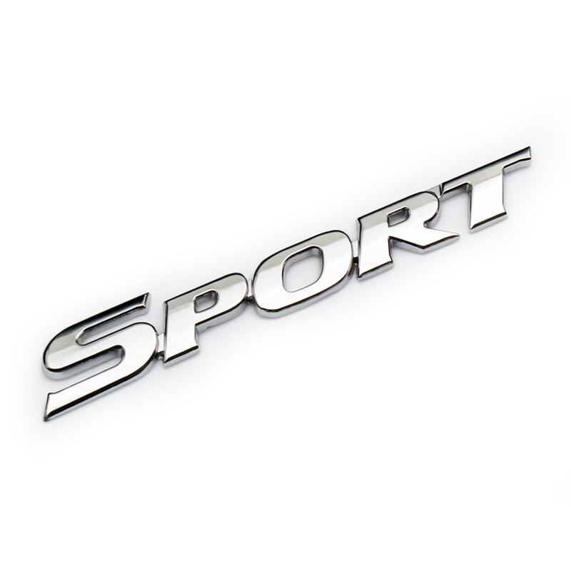 Outdoor Sport Logo - 3D Chrome ABS Car Letters Logo