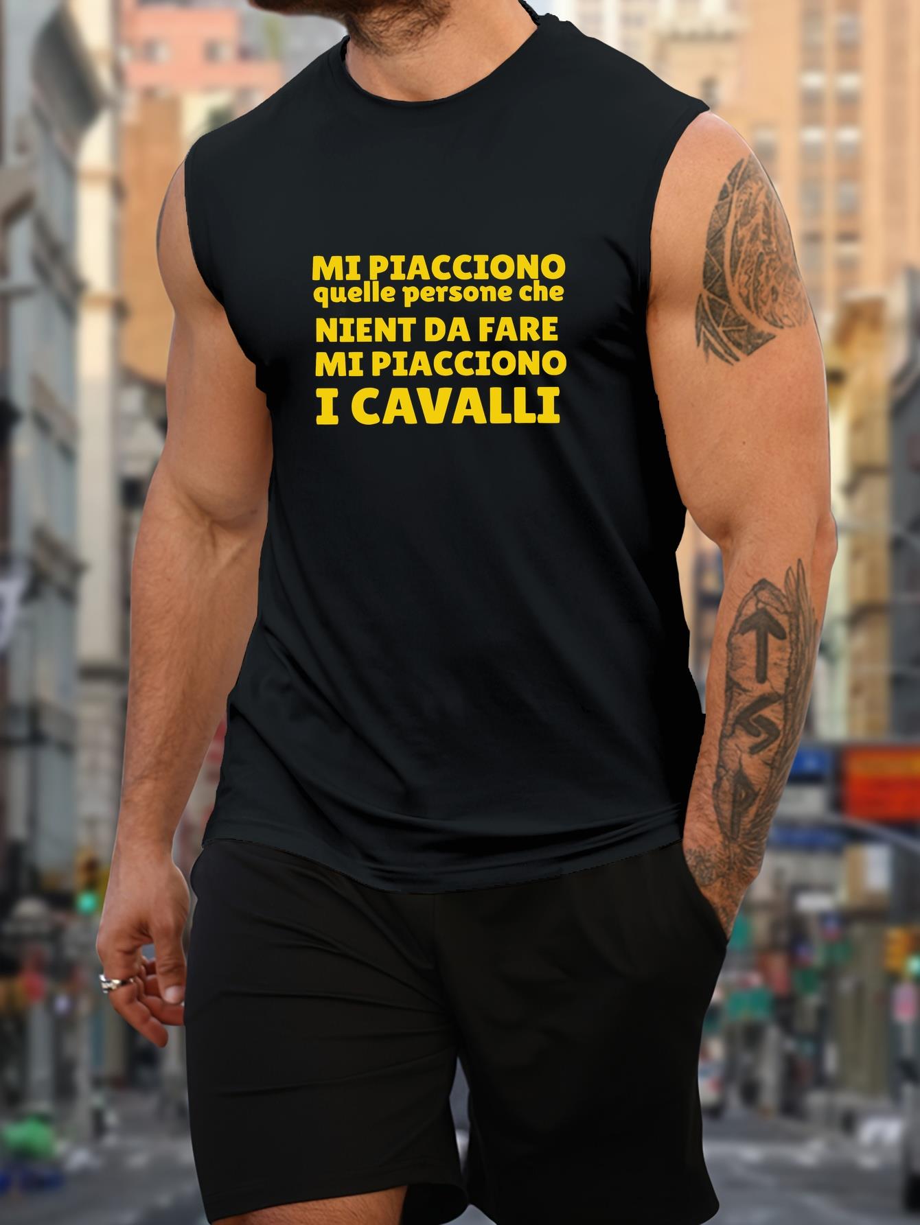 Outdoor Sports - Men's sleeveless vest - Bold Italian-style