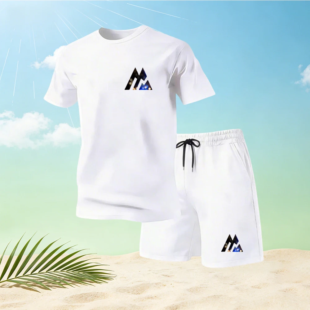 Outdoor Sports Outfit - 2026Summer Men's Fashion T-Shirts Sets O-neck
