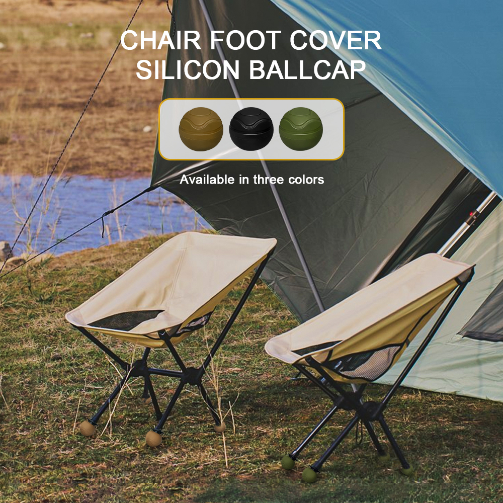 Outdoor Sport Chairs - 4pcs/1set Camping Chair Leg Cap Shock