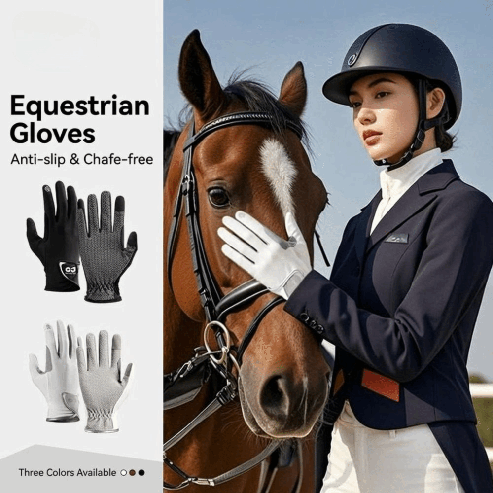 Horse Riding Glove - New Breathable Riding Gloves Non-Slip Lightweight