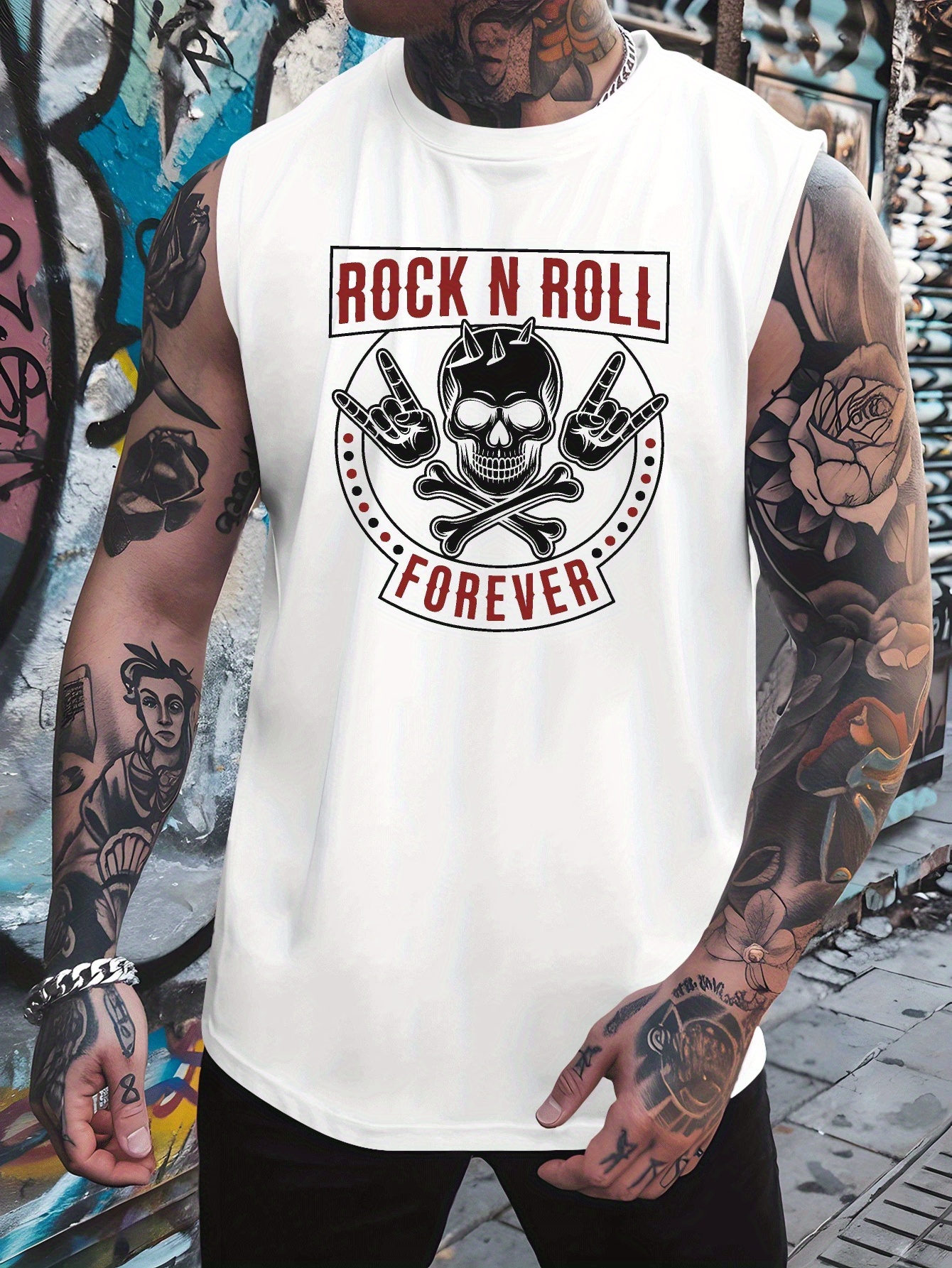 Outdoor Sports - Eternal rock music. Men's oversized sport