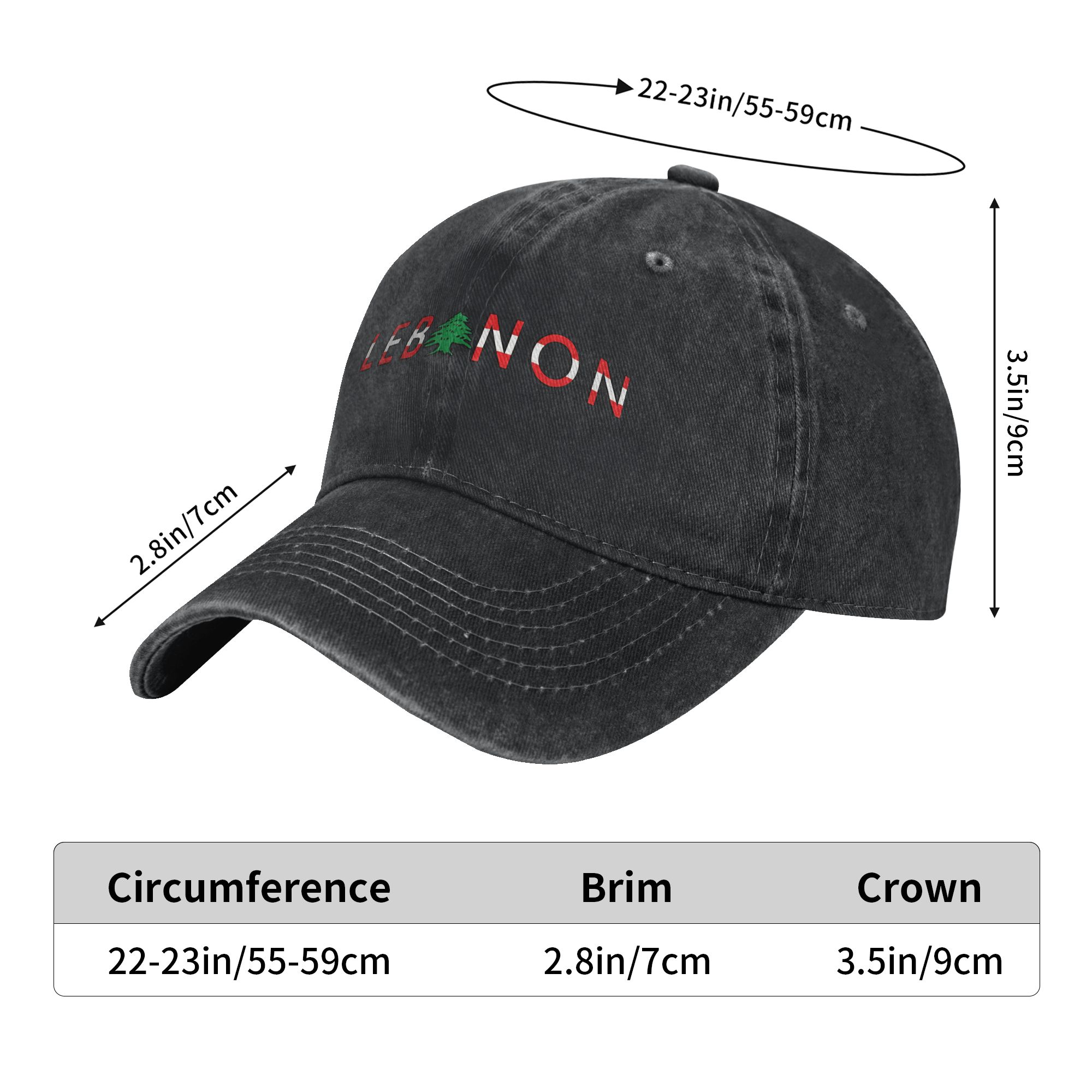 Summer Lebanon Flag  Baseball  - Outdoor Sport Hat Classic recensione e prezzo