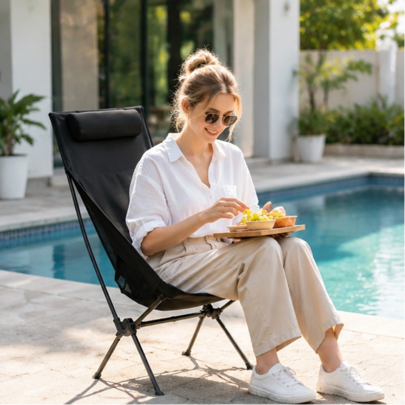 Folding Portable Camping Chair - Outdoor Sport Chairs recensione e prezzo