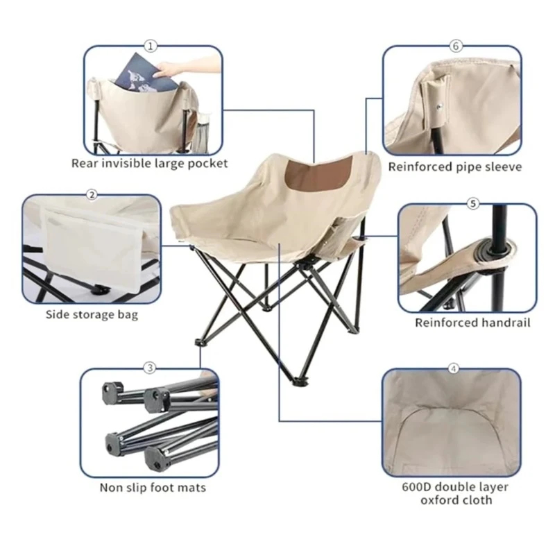 Foldable Oxford Cloth Outdoor  - Outdoor Sport Chairs recensione e prezzo