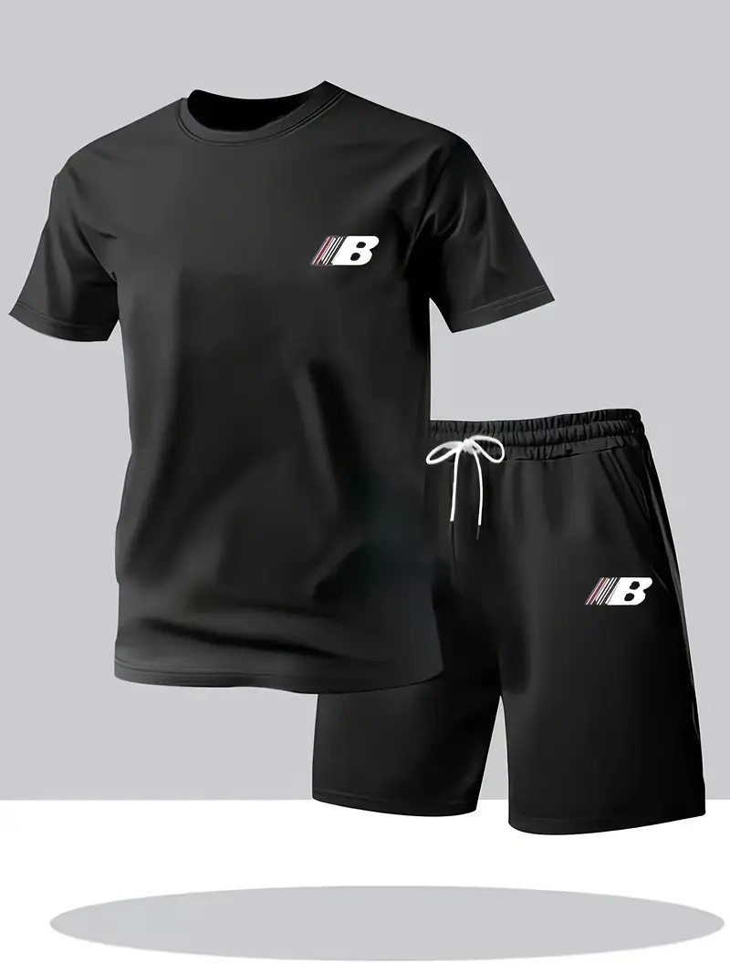Summer Men's Printed Short-Sle - Outdoor Sports Outfit recensione e prezzo