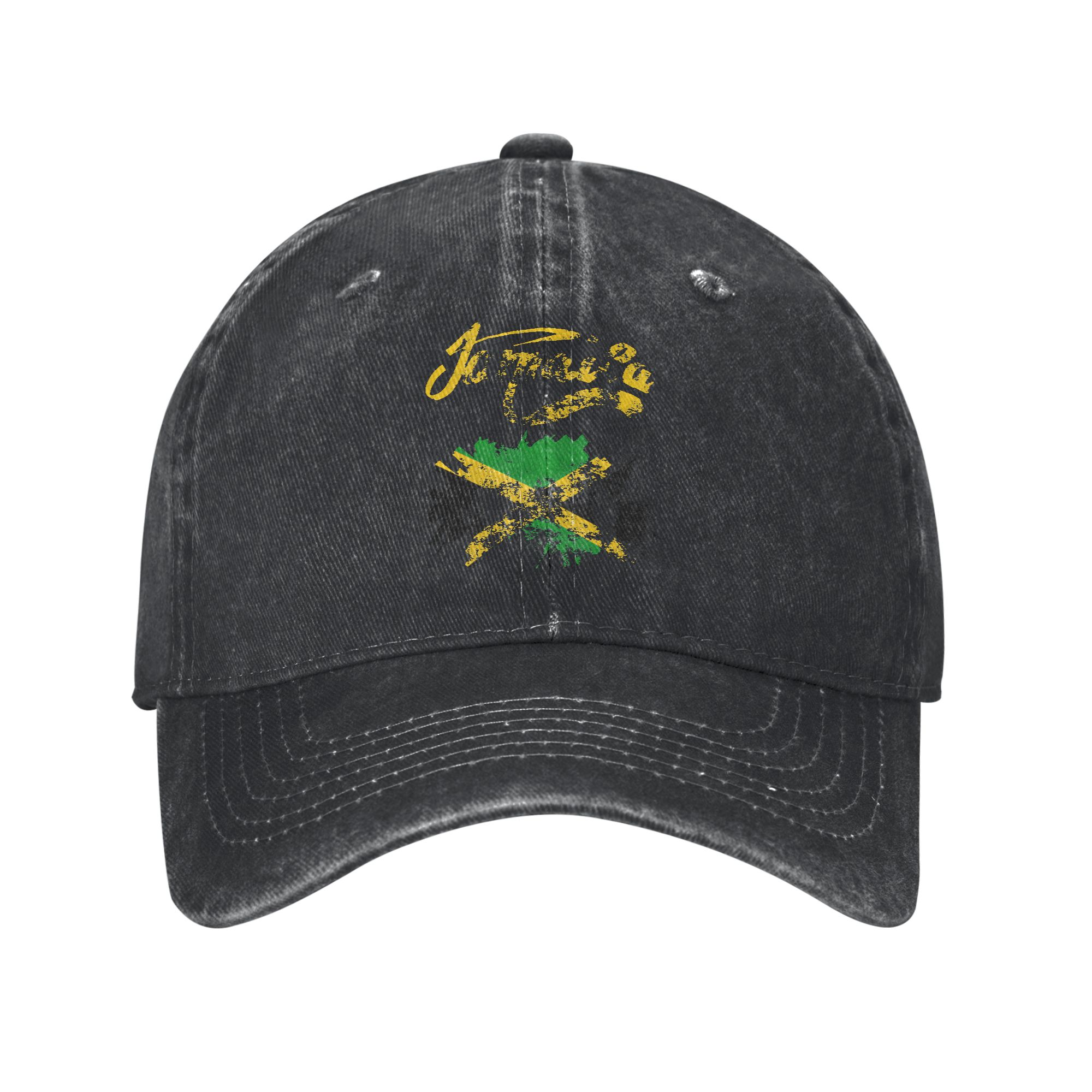 Jamaican Flag Washed Baseball  - Outdoor Sport Hat Classic recensione e prezzo