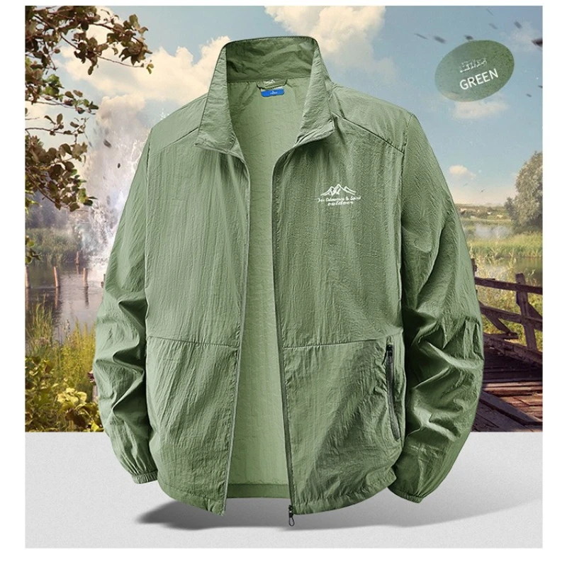 UPF50+ Coats Men Lightweight J - Outdoor Sport Clothing Brands recensione e prezzo