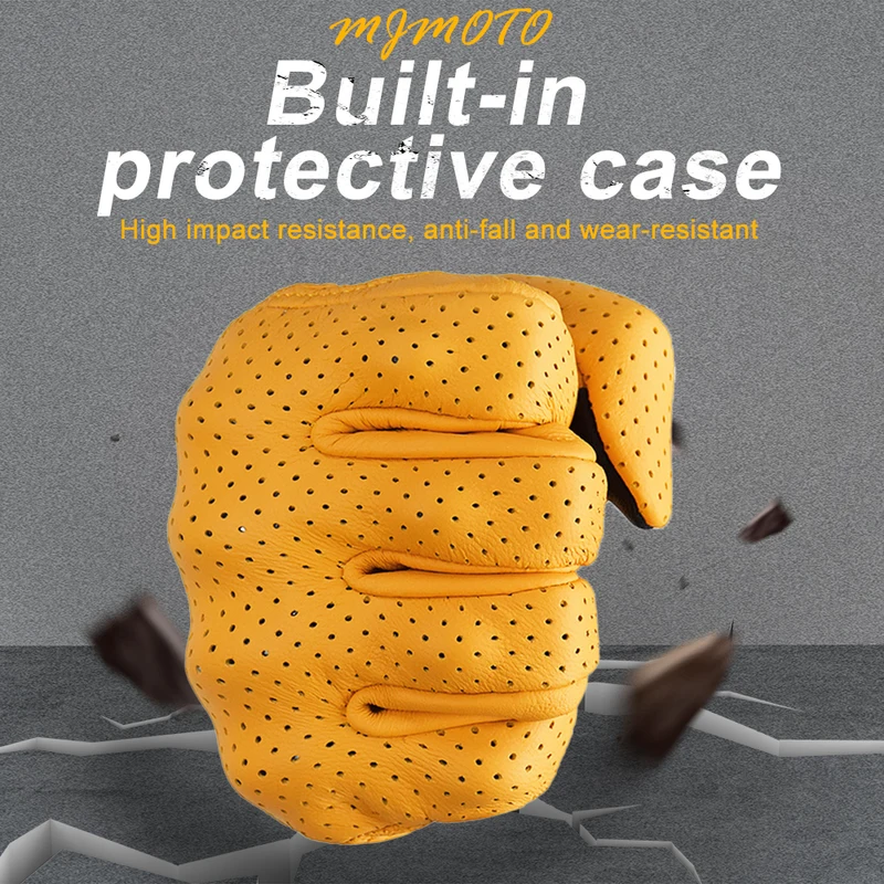 MJMOTO New Yellow Retro Motorc - Horse Riding Glove recensione e prezzo