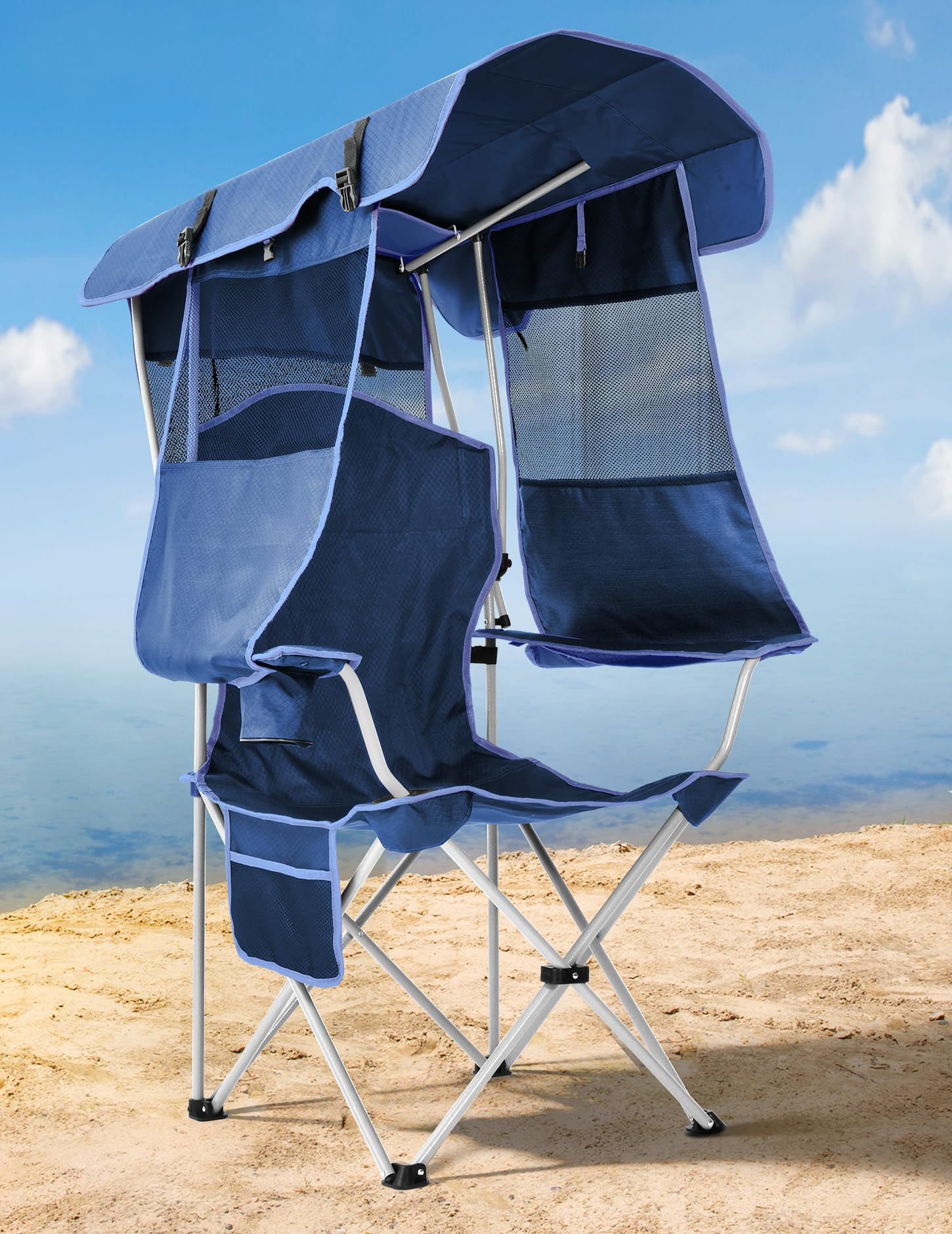 Folding Camping Chair with Sha - Outdoor Sport Chairs recensione e prezzo