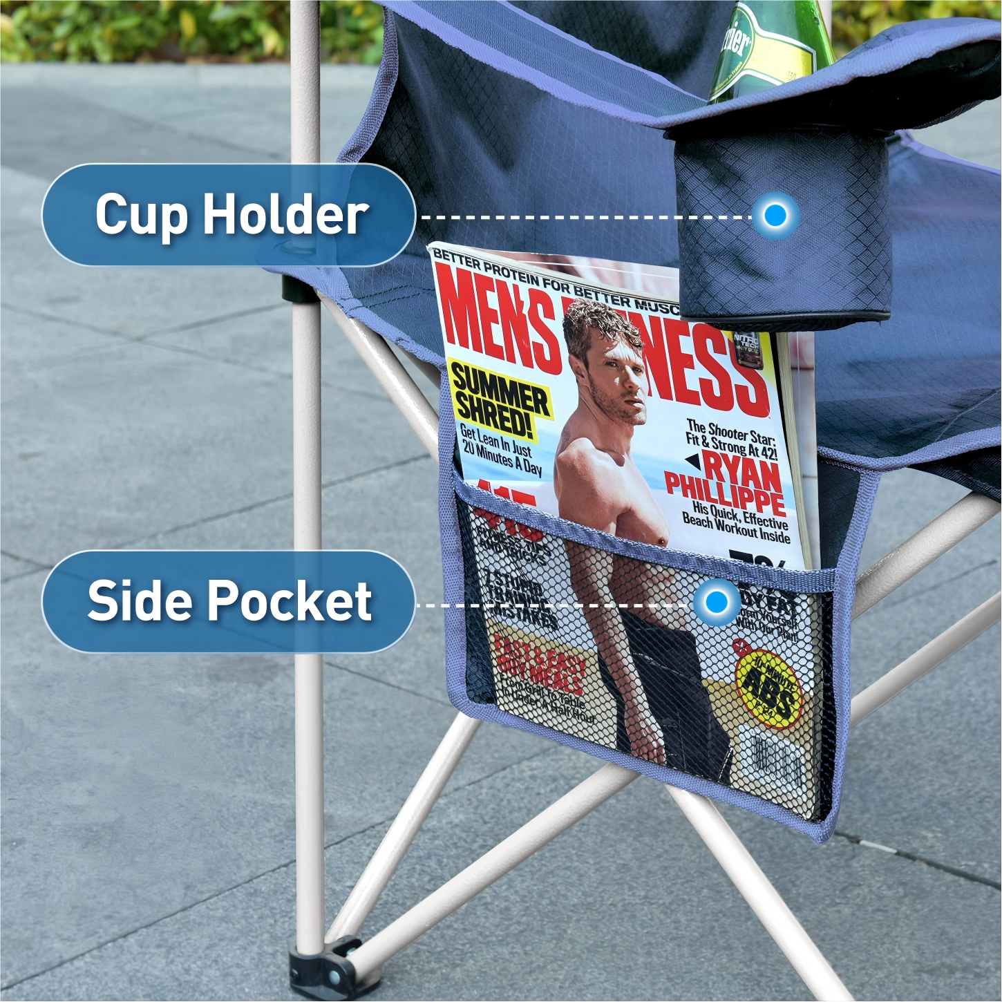Folding Camping Chair with Sha - Outdoor Sport Chairs recensione e prezzo