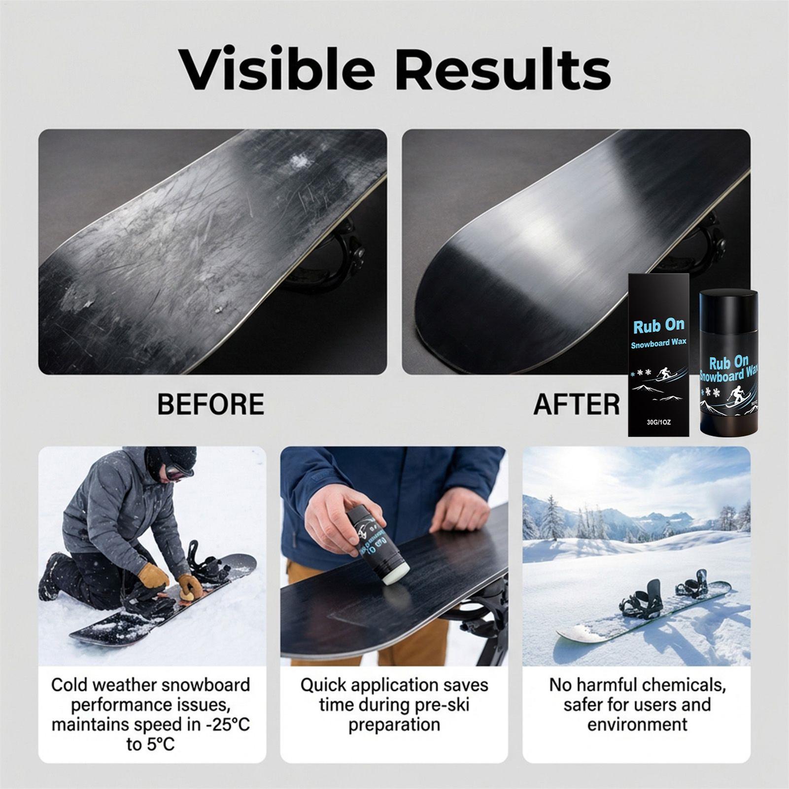 30g Rub-On Ski & Snowboard Wax - Outdoor Sports recensione e prezzo