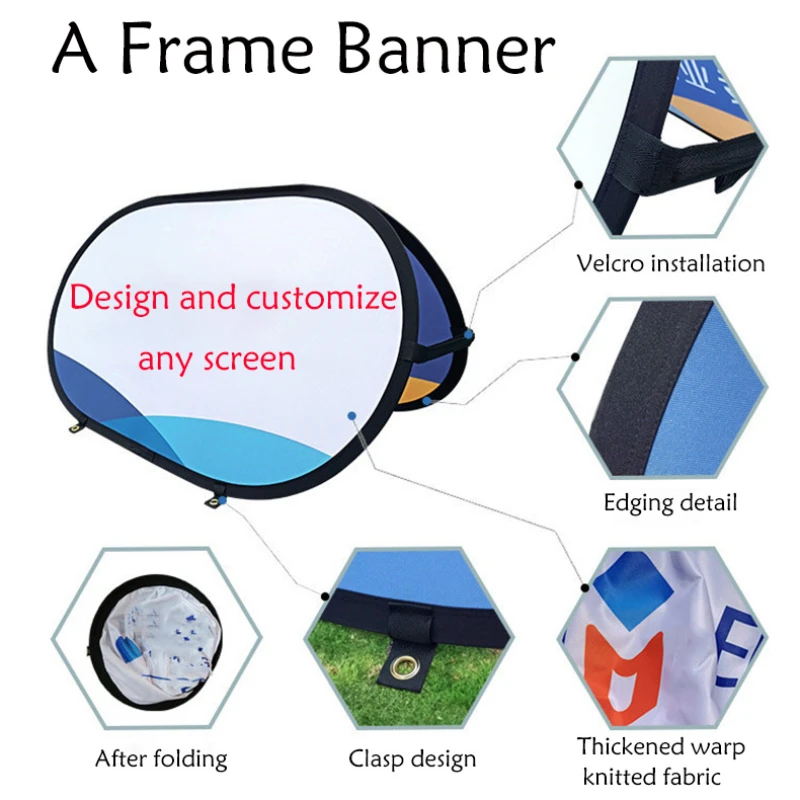 Pop Up A Frame Banner Free Des - Outdoor Sport Logo recensione e prezzo