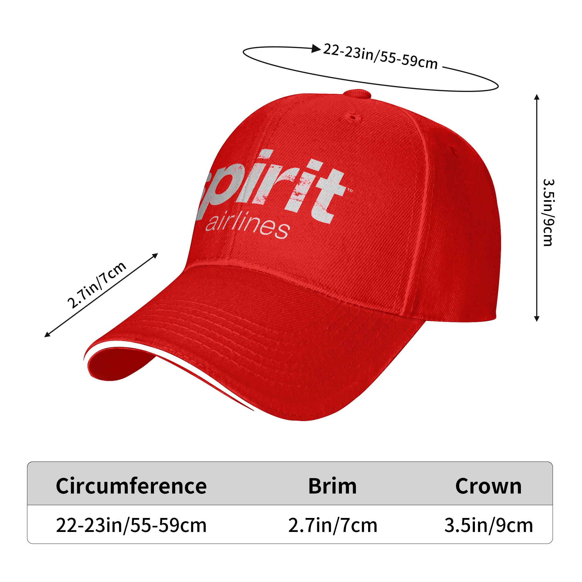 SPIRIT AIRLINES Casual Basebal - Outdoor Sport Hat Classic recensione e prezzo