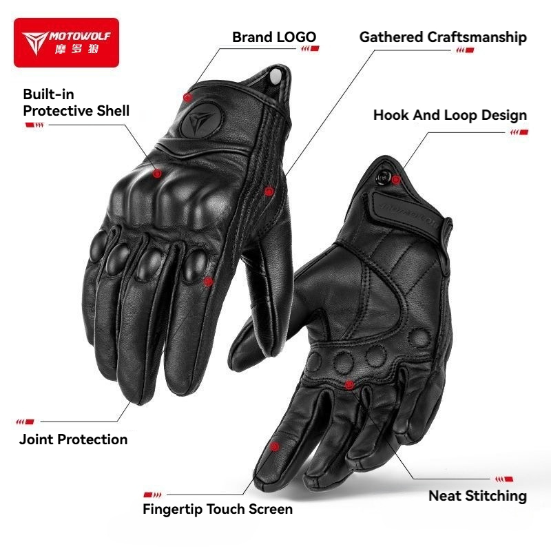 MOTOWOLF Motorcycle Gloves Men - Horse Riding Glove recensione e prezzo